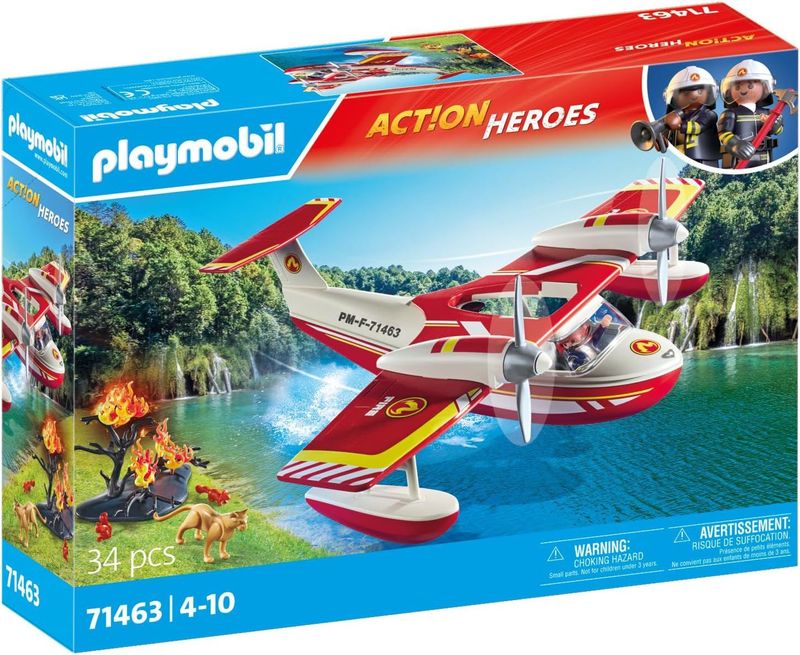 PLAYMOBIL - 71463 Hydravion de pompier PLAYMOBIL - 71463 Hydravion de pompier
