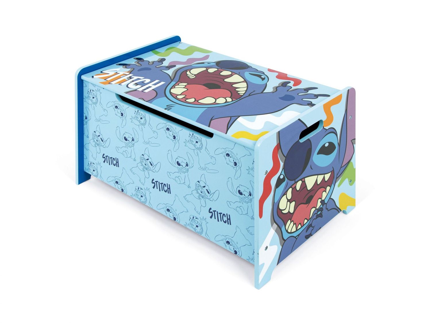 DISNEY STITCH - Coffre à jouets en bois