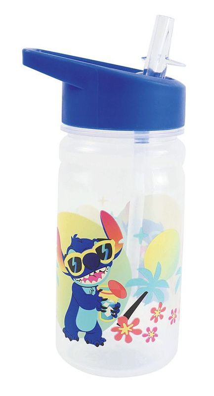 DISNEY LILO ET STITCH - Gourde transparente à bec 380 mL