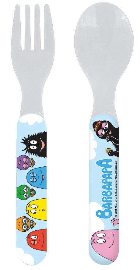 BARBAPAPA - Ensemble 2 couverts