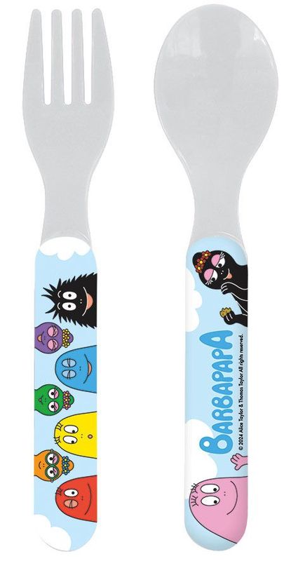 BARBAPAPA - Ensemble 2 couverts