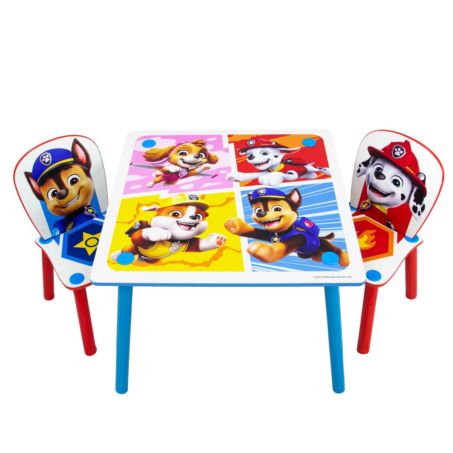 PAT'PATROUILLE - Ensemble table et 2 chaises pour enfants
