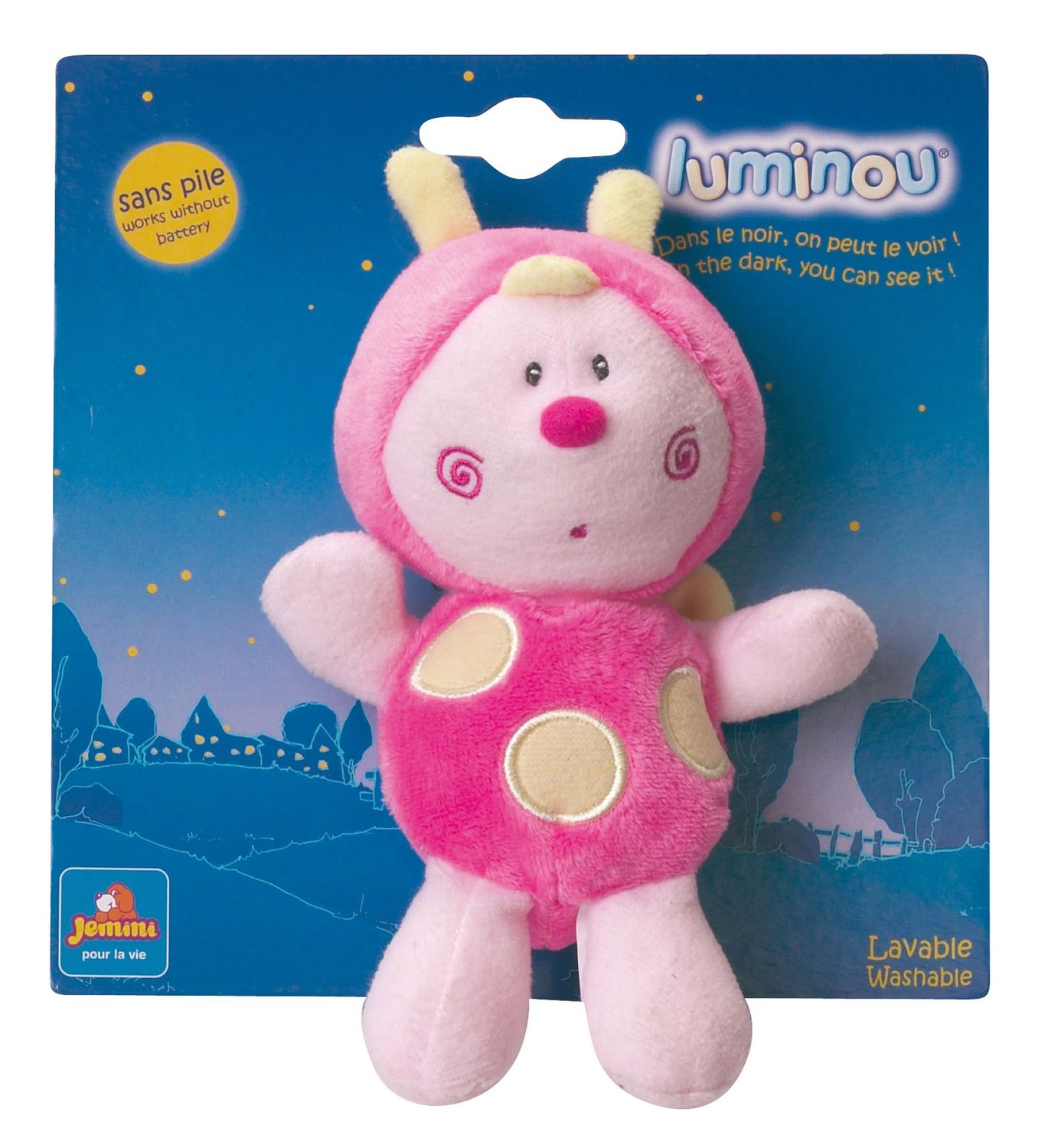 LUMINOU - Papillou rose