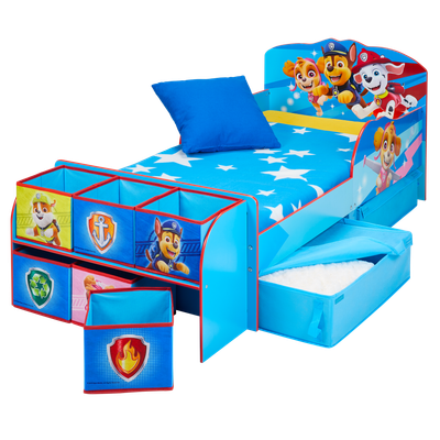 PAT'PATROUILLE - Lit pour enfant avec 6 rangements