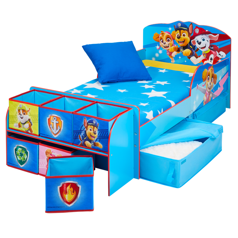 PAT'PATROUILLE - Lit pour enfant avec 6 rangements