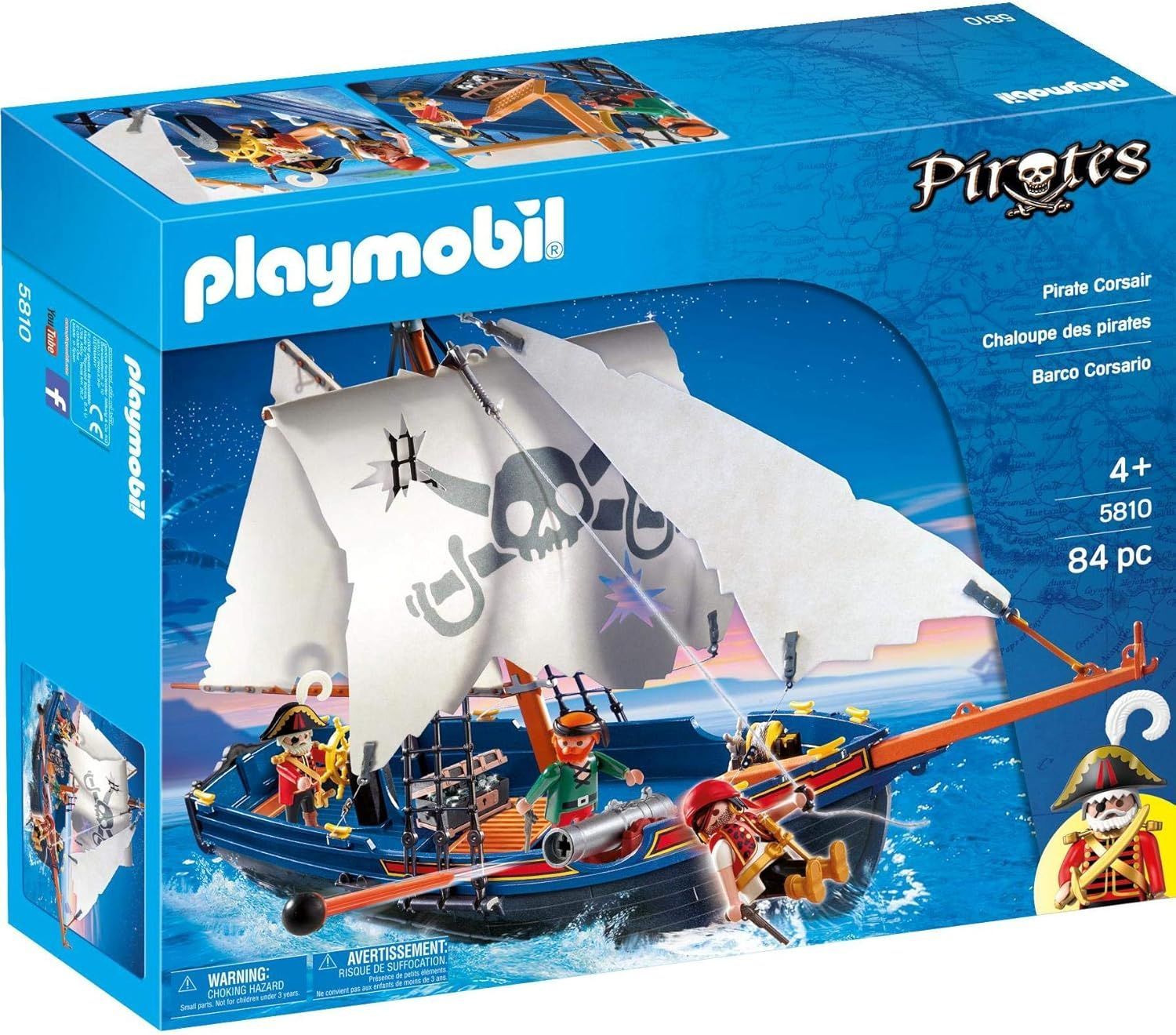 PLAYMOBIL - 5810 Navire de Pirate