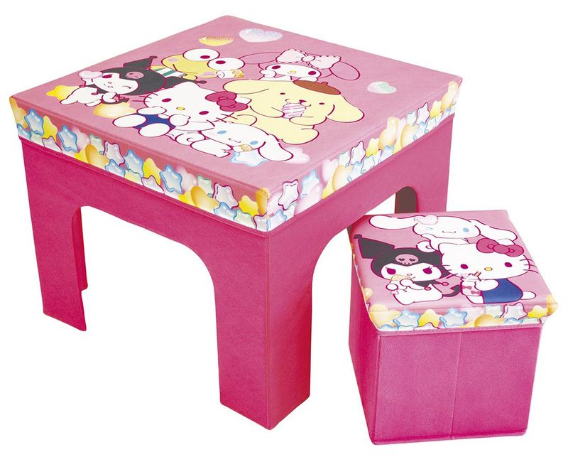 HELLO KITTY - Table + tabouret pliable