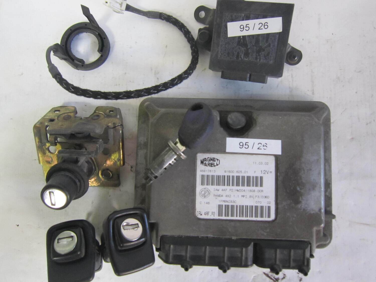 95-26 Kit Motore Alfa Romeo / Fiat / Lancia 46817813 61600.625.01 IAW 4AF.P2 Benzina PANDA 1.2
