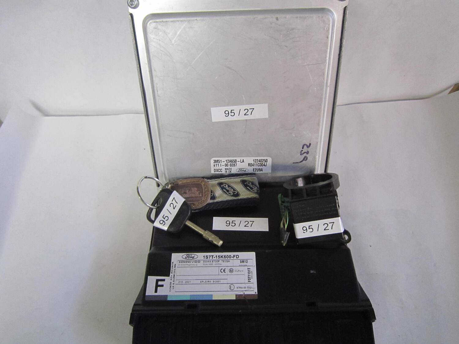 95-27 Kit Motore Ford 3M51-12A650-LA 3M5112A650LA 12240250 98VP-15607-AB 1S7T-15K600-FD 5WK4 8730F T83SA Diesel FOCUS 1.6