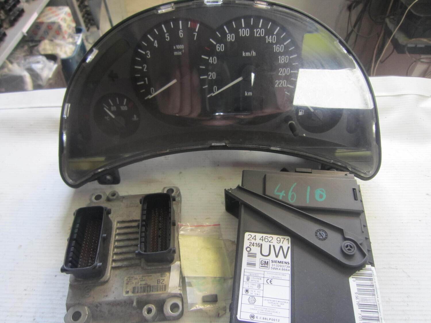 95-162 Kit Motore Opel 0261206074 09115112 026120607409115112 24445098 5WK4763 24462971 5WK48664 88311302 09166814FL Benzina CORSA