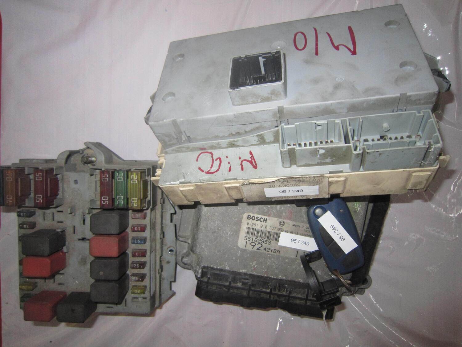 95-249 Kit Motore Alfa Romeo / Fiat / Lancia 0 281 010 337 0281010337 55182953 46797609 NPL 192.02 4679653  CHIAVE Diesel STILO 1.9