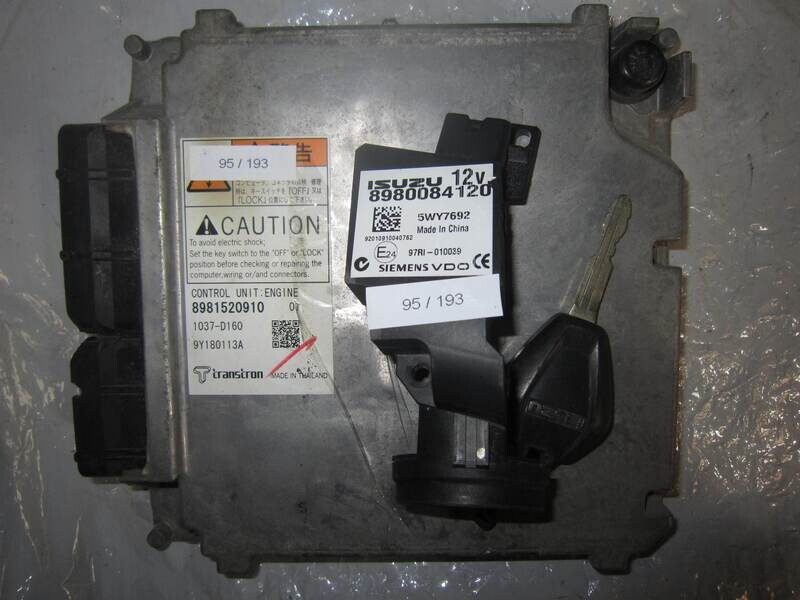 95-193 Kit Motore Isuzu 8981520910 1037-D160 1037D160 8980084120 5WY7692 Diesel D-MAX