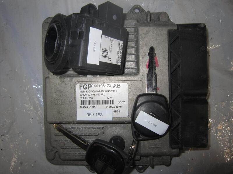 95-188 Kit Motore Suzuki 55195173 AB 55195173AB MJD 6JO.S5 MJD6JOS5 33970-62J10 DB 71600.039.01 HW01D/1433-Y196 Diesel SWIFT 1.3