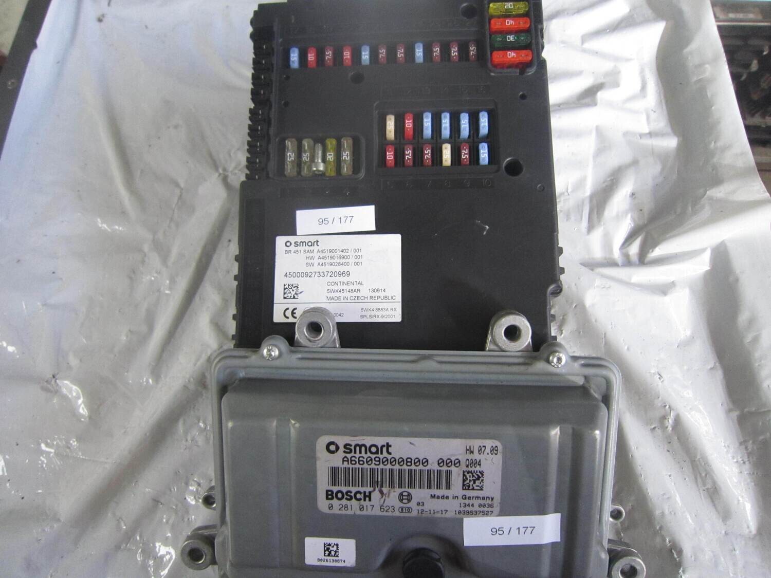 95-177 Kit Motore Smart 0 281 017 623 0281017623 A6609000800 1039S37527 A4519001402 5WK45148AR Diesel FORTWO 451 1.0