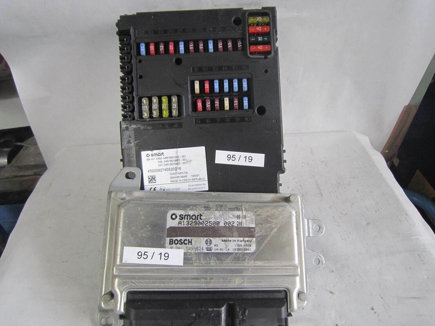 95-19 Kit Motore Smart 0 261 S09 524 0261S09524 A1329002500 5WK45148AR A4519001402 Benzina FORTWO 451