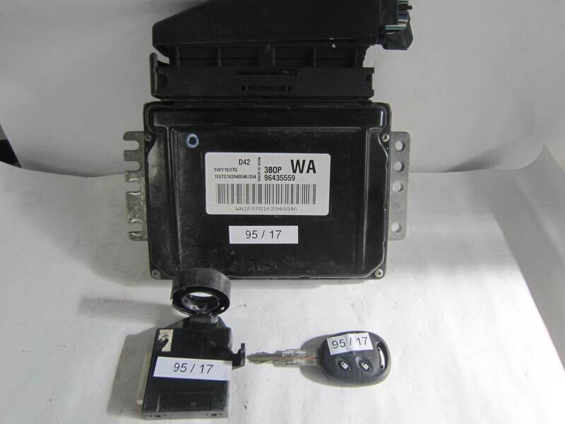 95-17 Kit Motore Chevrolet 5WY1E07G 96435559 3BOP WA 116RI-000004 96465962 Benzina AVEO MATIX 0.8