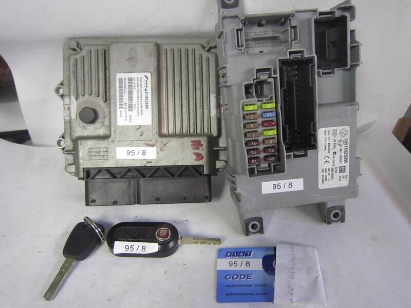 95-8 Kit Motore Alfa Romeo / Fiat / Lancia 51862580 MJD 8DF.C2 MJD8DFC2 00518525990 28210051 CHIAVE_CODE Diesel 500 1.3