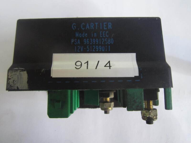 91-4 Rele' Candeletta Citroen / Peugeot 9639912580 51299011 Disel  XSARA PICASSO
