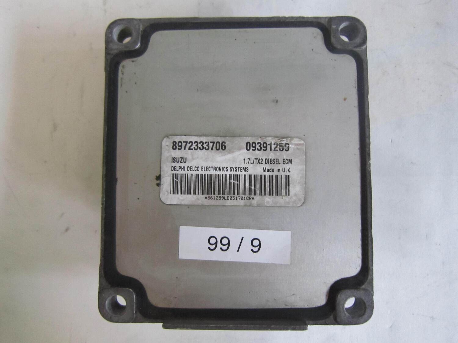 99-9 Centralina Motore Delphi 8972333706 09391259 1.7L/TX2 OPEL Benzina VARIE
