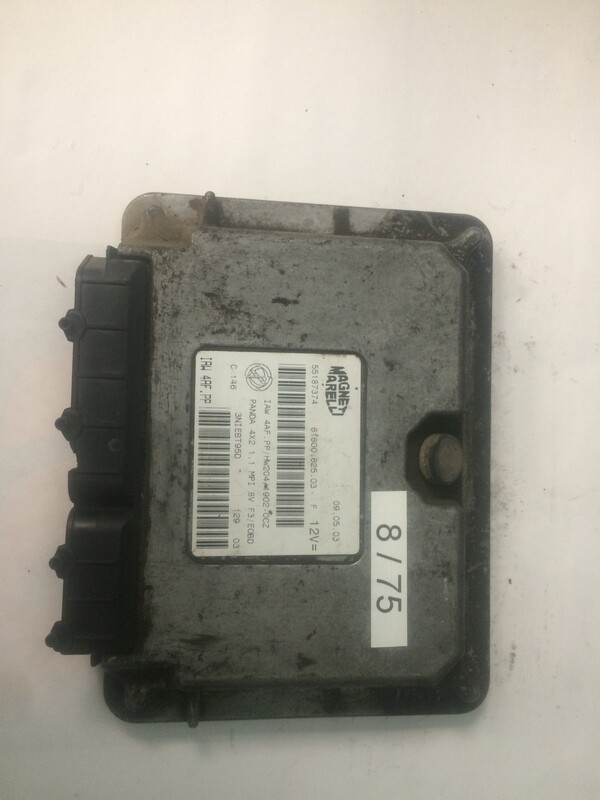 8-75 Centralina Motore Magneti Marelli  55187374 61600.625.03 6160062503   IAW 4AF.PP IAW4AFPP   ALFA ROMEO / FIAT / LANCIA  Panda 1.1 benz.