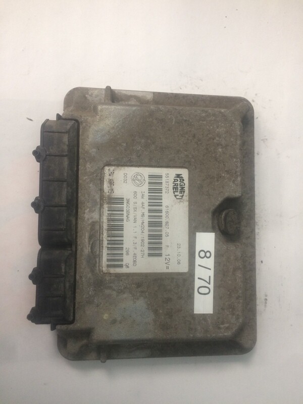 8-70 Centralina Motore Magneti Marelli  55187372 61600.627.05 6160062705   IAW 4AF.M9 IAW4AFM9   ALFA ROMEO / FIAT / LANCIA 7 600 S SX VAN