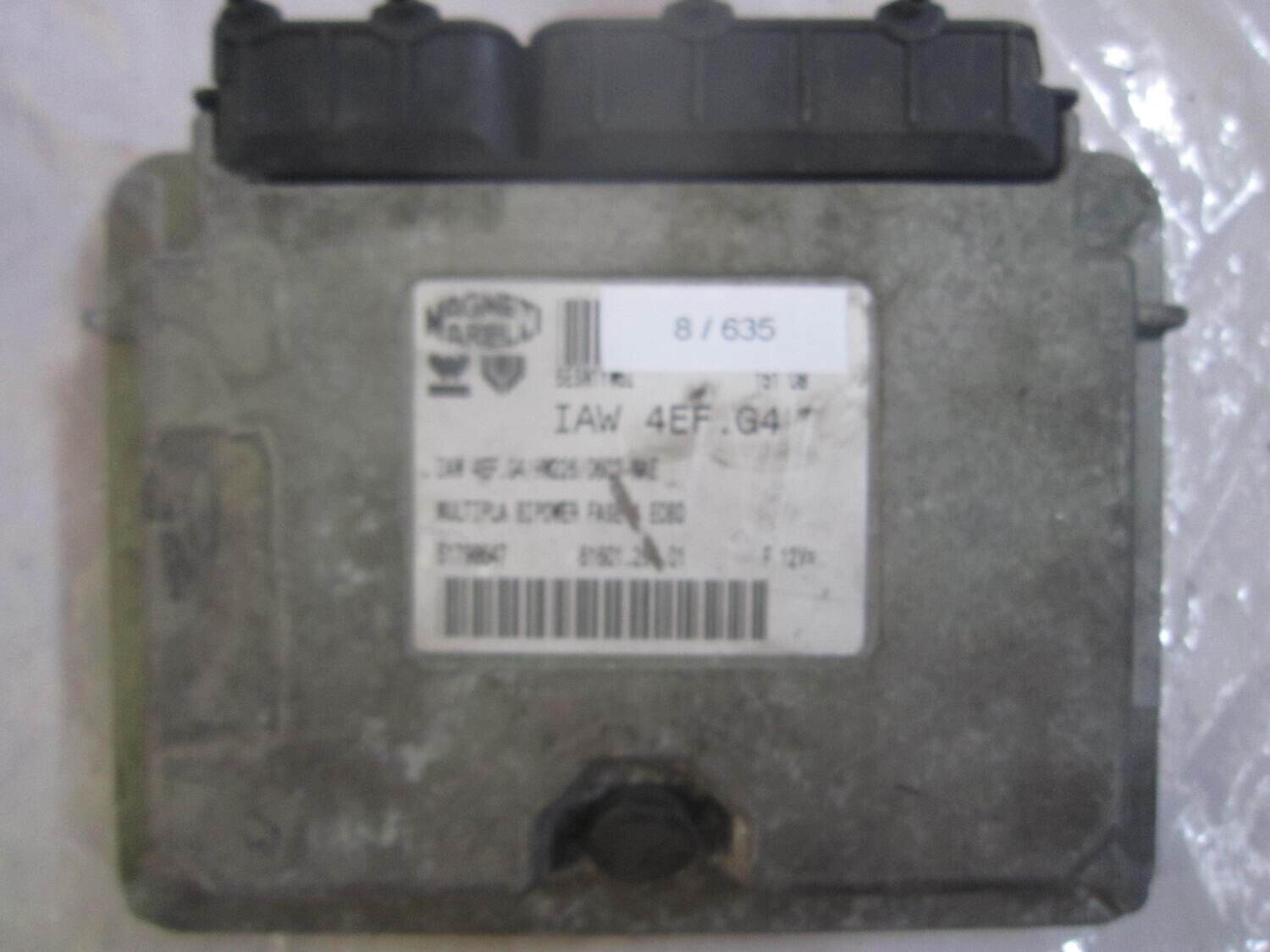 8-635 Centralina Motore Magneti Marelli 51798647 61601.294.01 6160129401 IAW 4EF.G4 HW226/0603 ALFA ROMEO / FIAT / LANCIA Benzina / Metano MULTIPLA