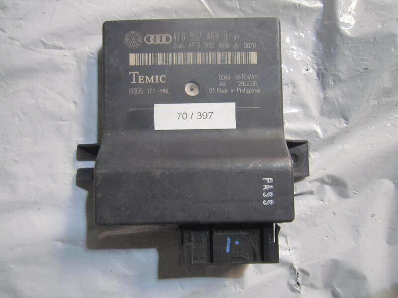 70-397 Modulo Gateway Temic 4F0 907 468 D 4F0907468D 4F0 910 468 A 4F0910468A 8006 TF7-MNL AUDI VARIE
