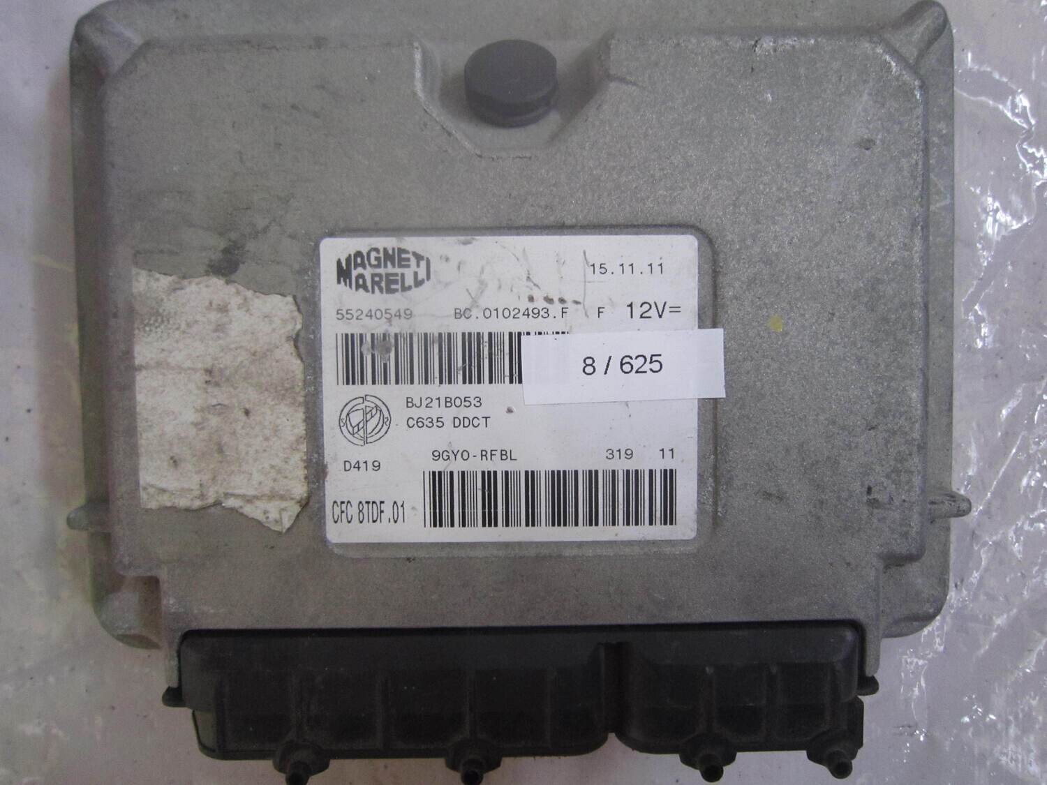8-625 Centralina Cambio Automatico Magneti Marelli 55240549 CFC 8TDF.01 CFC8TDF01 BC.0102493.F ALFA ROMEO / FIAT / LANCIA 500