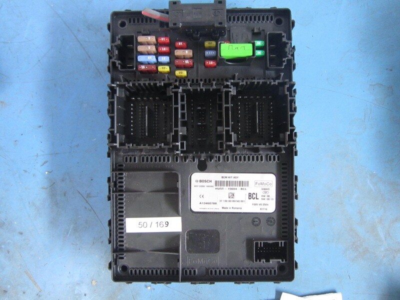 50-169 body computer bosch hu5t-15604-bcl a13460788 f005 v0 2504   ford fiesta