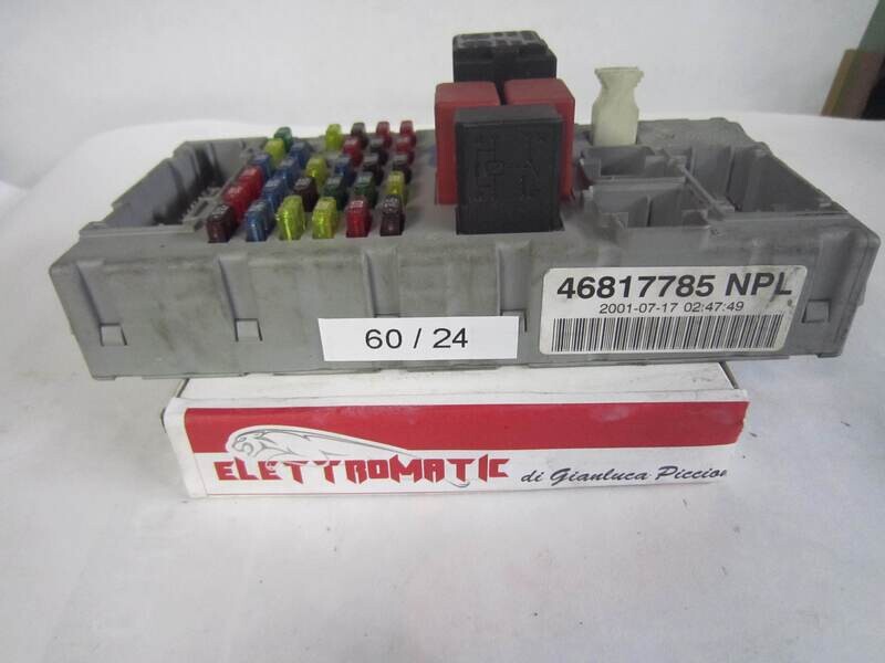 60-24 Scatola Fusibili Delphi 46817785NPL 46817785 NPL 46520600 CPL 46520600CPL       ALFA ROMEO / FIAT / LANCIA  PUNTO