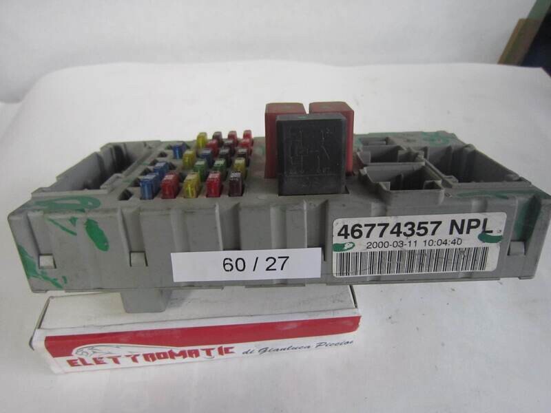 60-27 Scatola Fusibili Delphi 46774357NPL 46774357 NPL 46552681 CPL 46552681CPL       ALFA ROMEO / FIAT / LANCIA  PUNTO