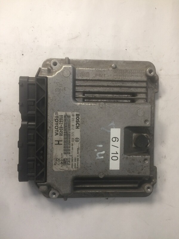 6-10 Centralina Motore Bosch 0281012322 896610D450 1039S15560 TOYOTA  YARIS 1.4 D4D