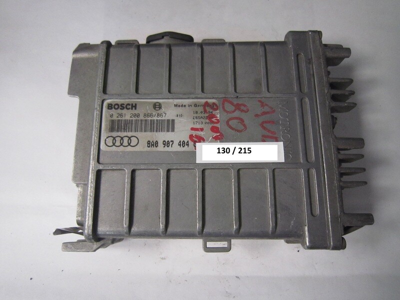 130-215 Centralina Motore Bosch 0 261 200 866/867 0261200866867 8A0 907 404 G 8A0907404G AUDI Benzina 80 2.0