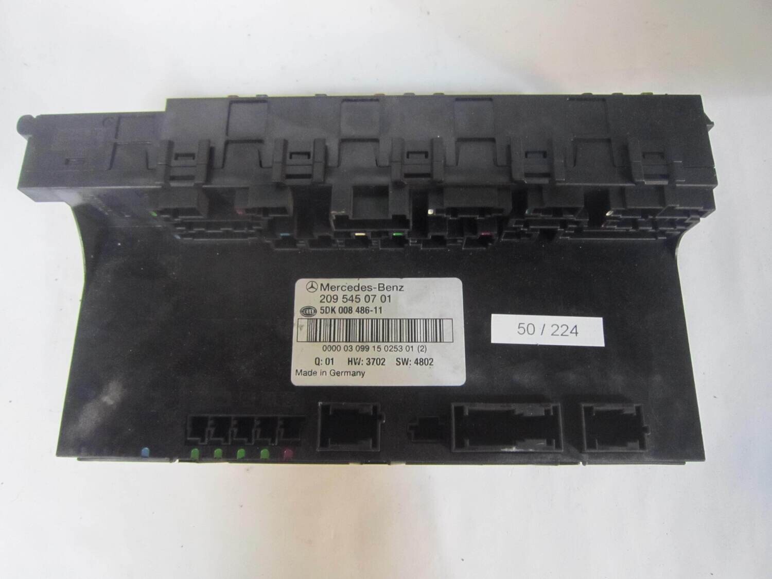 50-224 Body Computer Hella KG 209 545 07 01 2095450701 5DK 008 486-11 5DK00848611 HW 3702 SW 4802 Mercedes CLASSE  C