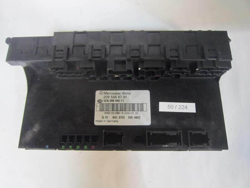 50-224 Body Computer Hella KG 209 545 07 01 2095450701 5DK 008 486-11 5DK00848611 HW 3702 SW 4802 Mercedes CLASSE  C