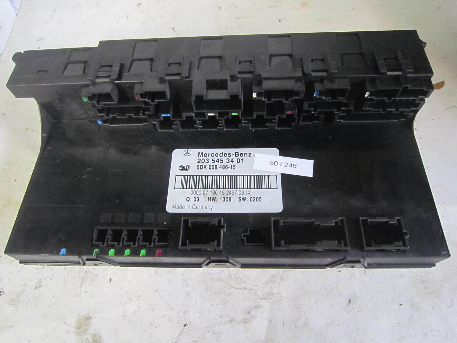 50-246 Body Computer Hella KG 203 545 34 01 2035453401 5DK 008 486-15 5DK00848615 HW 1306 SW 0205 Mercedes VARIE