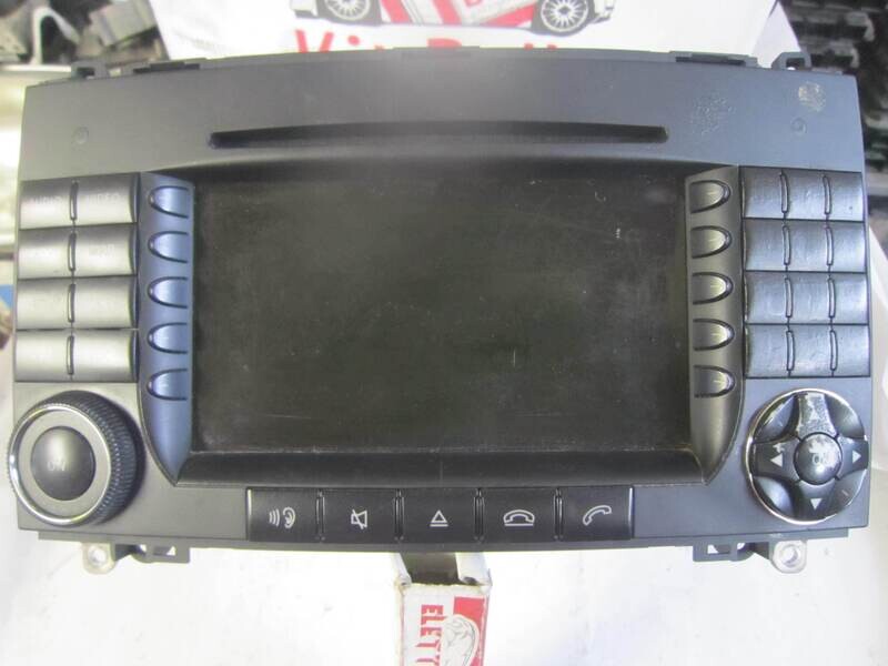 20-282 Navigatore Harman A 169 820 98 89 A1698209889 A 203 927 00 62 A2039270062 HIGH HEADUNIT ECE    CLASSE A