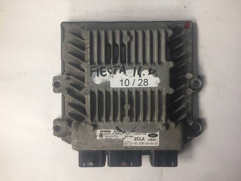 10-28 Centralina Motore Siemens 5WS40433AT SID 804 J38AC 7S61-12A650-AA FORD  FIESTA 1.4 TDCI