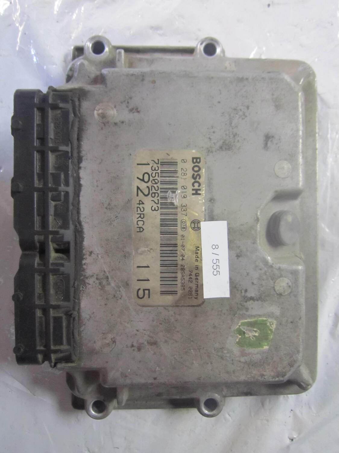 8-555 Centralina Motore Bosch 0 281 019 337 0281019337 73502673 28SA5385 192 42RCA 115 ALFA ROMEO / FIAT / LANCIA Diesel STILO