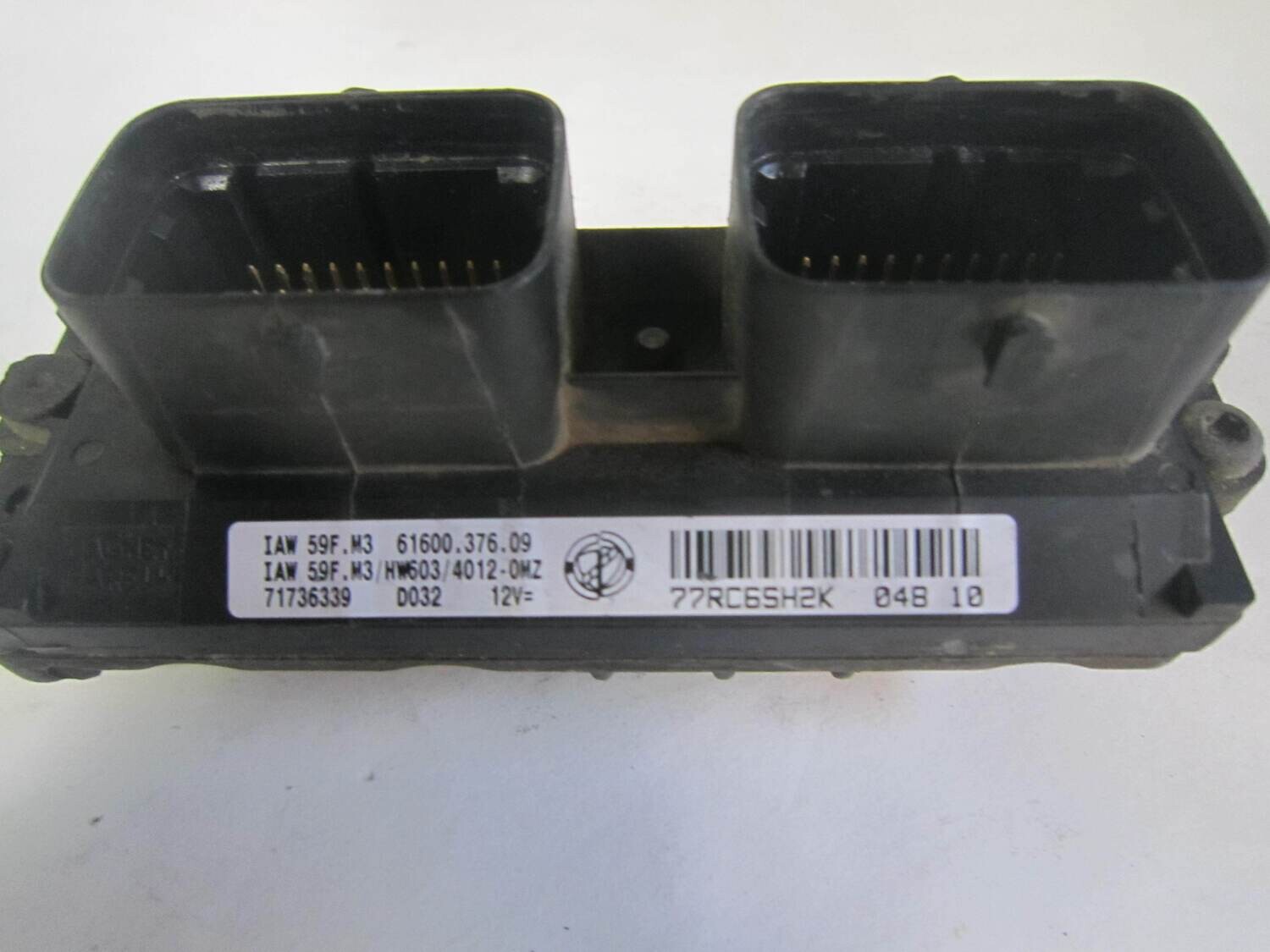 102-43 Centralina Motore Magneti Marelli 71736339 61600.376.09 6160037609 D032 IAW 59F.M3 HW603/4012-OMZ ALFA ROMEO / FIAT / LANCIA Benzina PUNTO 1.2