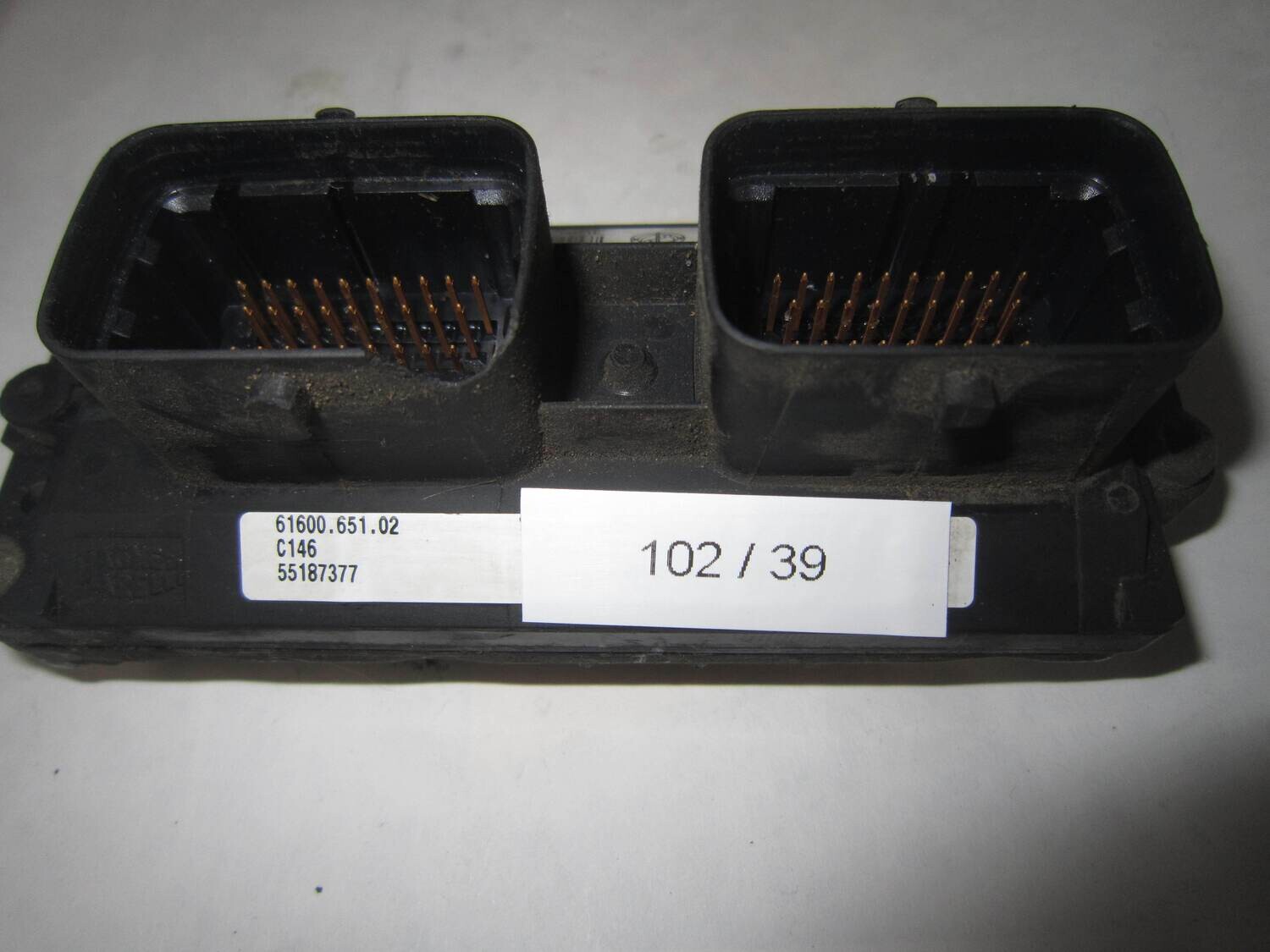 102-39 Centralina Motore Magneti Marelli 55187377 61600.651.02 6160065102 C146 IAW 5AF.P3 HW303/19BA-W34 ALFA ROMEO / FIAT / LANCIA Benzina PUNTO