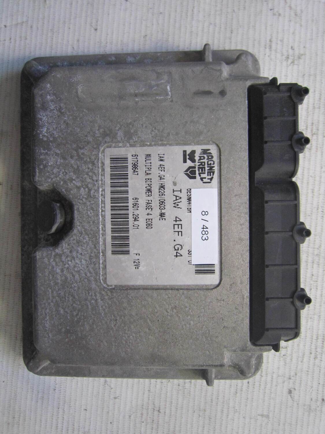 8-483 Centralina Motore Magneti Marelli 51798647 61601.294.00 6160129400 IAW 4EF.G4 HW226/0603 ALFA ROMEO / FIAT / LANCIA Benzina/Metano MULTIPLA