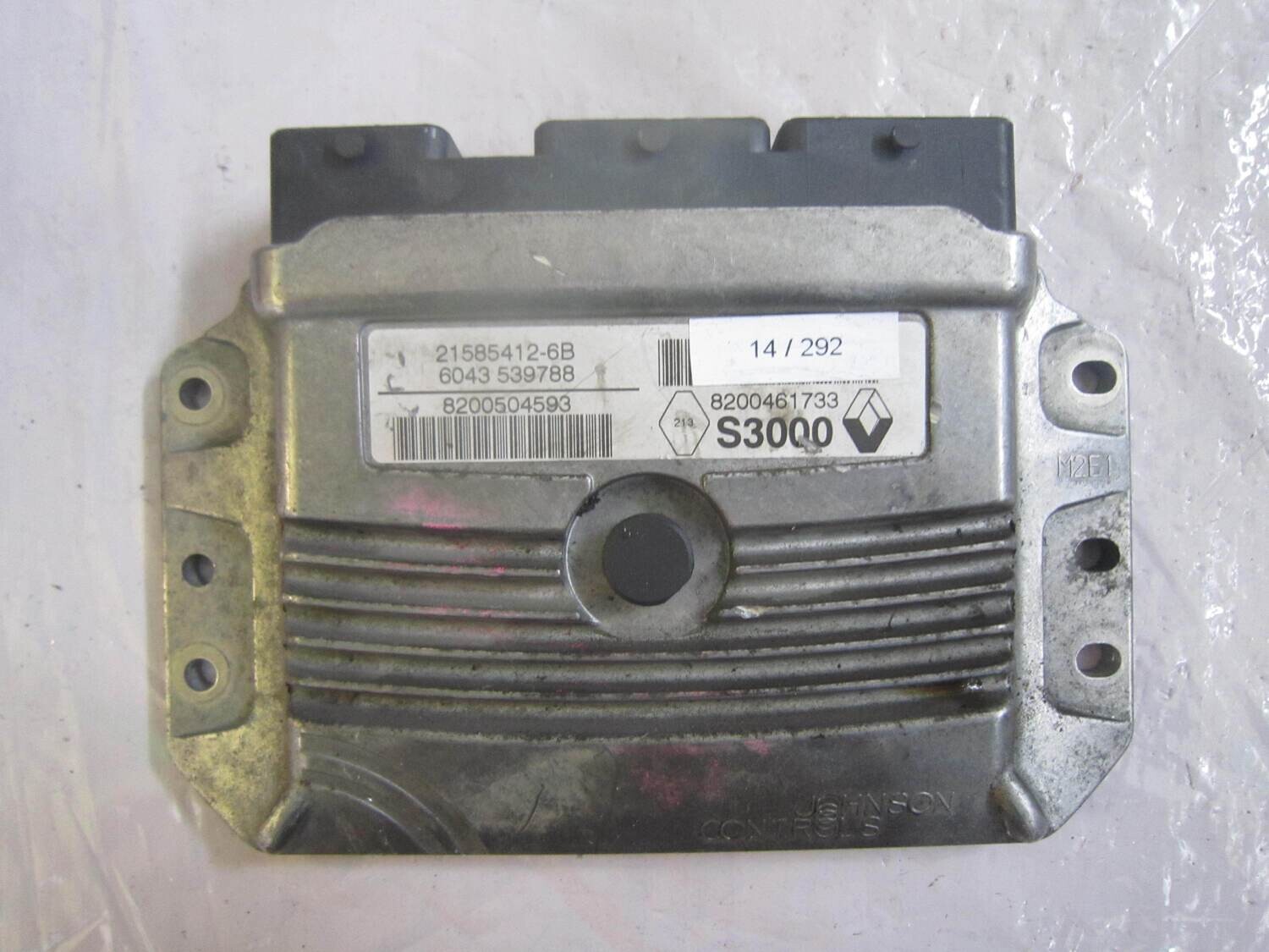 14-292 Centralina Motore Sagem 21585412-6B 215854126B 6043 539788 6043539788 8200504593 8200461733 S3000 RENAULT Benzina CLIO 1.2