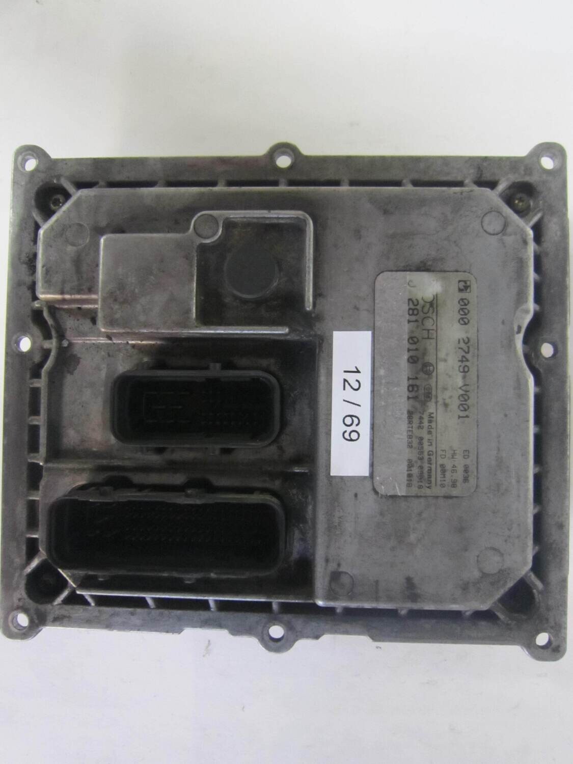 12-69 Centralina Motore Bosch 0281010161 0 281 010 161 000 2749 V001 0002749V001 28RTE832      SMART   0.8 CDI