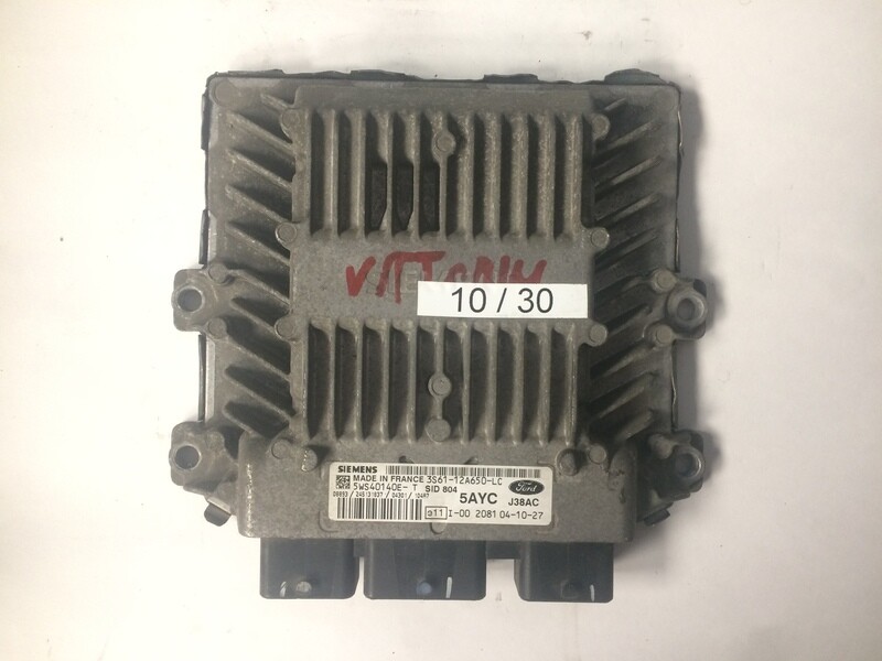 10-30 Centralina Motore Siemens 5WS40140ET 3S612A650LC SID 804 5AYC FORD  FIESTA 1.4 TDCI