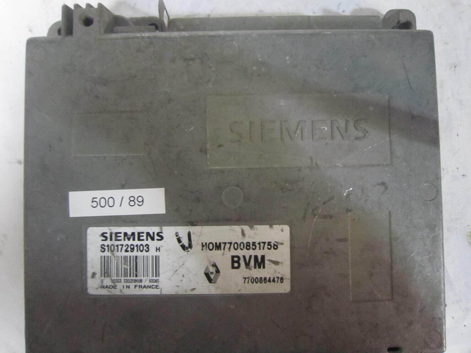 500-89 Centralina Motore Siemens S101729103H S101729103 H HOM7700851758  7700864476      RENAULT  CLIO 1.2