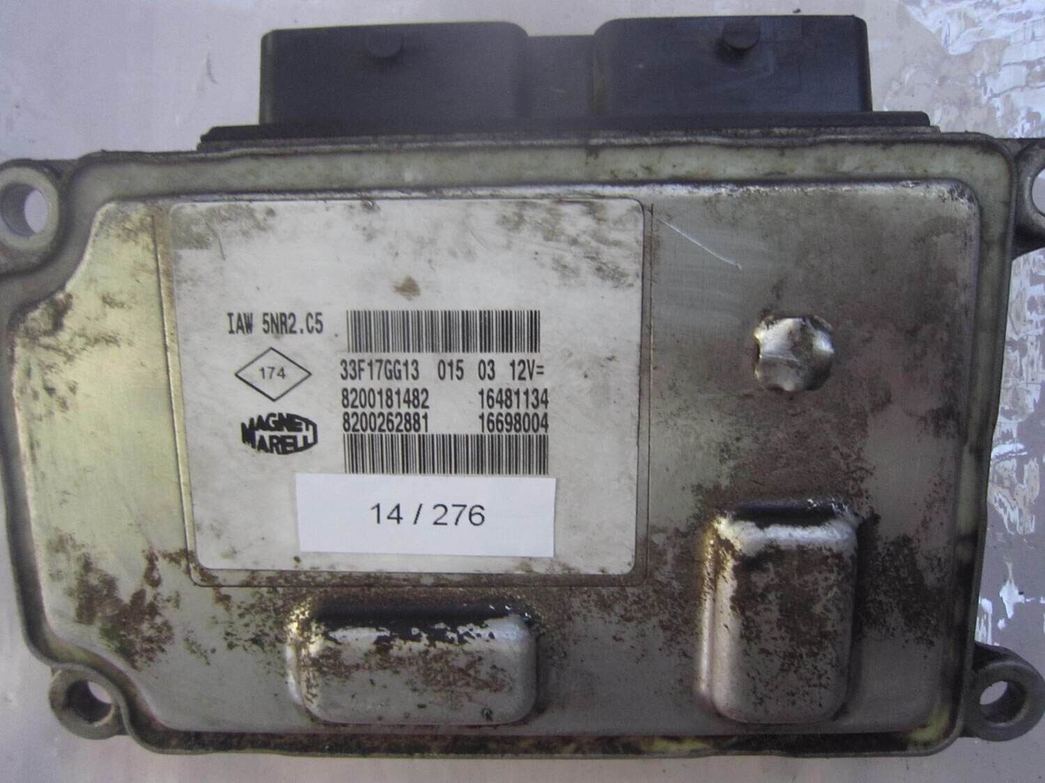 14-276 Centralina Motore Magneti Marelli IAW 5NR2.C5 IAW5NR2C5 8200181482 8200262881   16481134   16698004 RENAULT Benzina CLIO 1.2