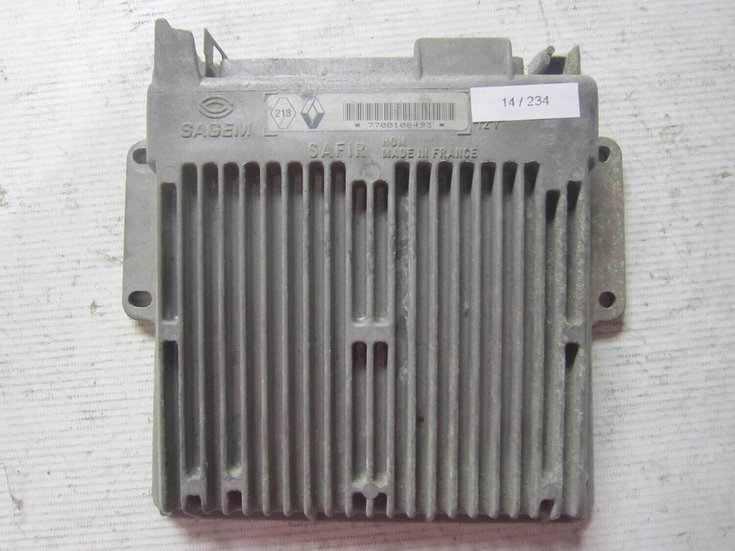 14-234 Centralina Motore Sagem SAFIR 7700108493   RENAULT Benzina CLIO TWINGO 1.2