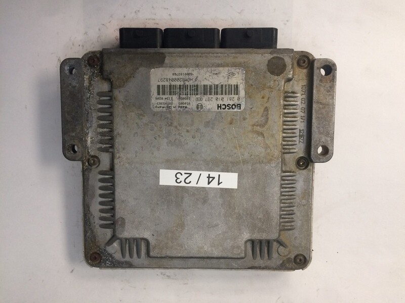 14-23 Centralina Motore Bosch 0281010297 0 281 010 297 HOM 8200048297 HOM8200048297 28SA5363  8200183768 8200183768   RENAULT  LAGUNA 1.9 DCI
