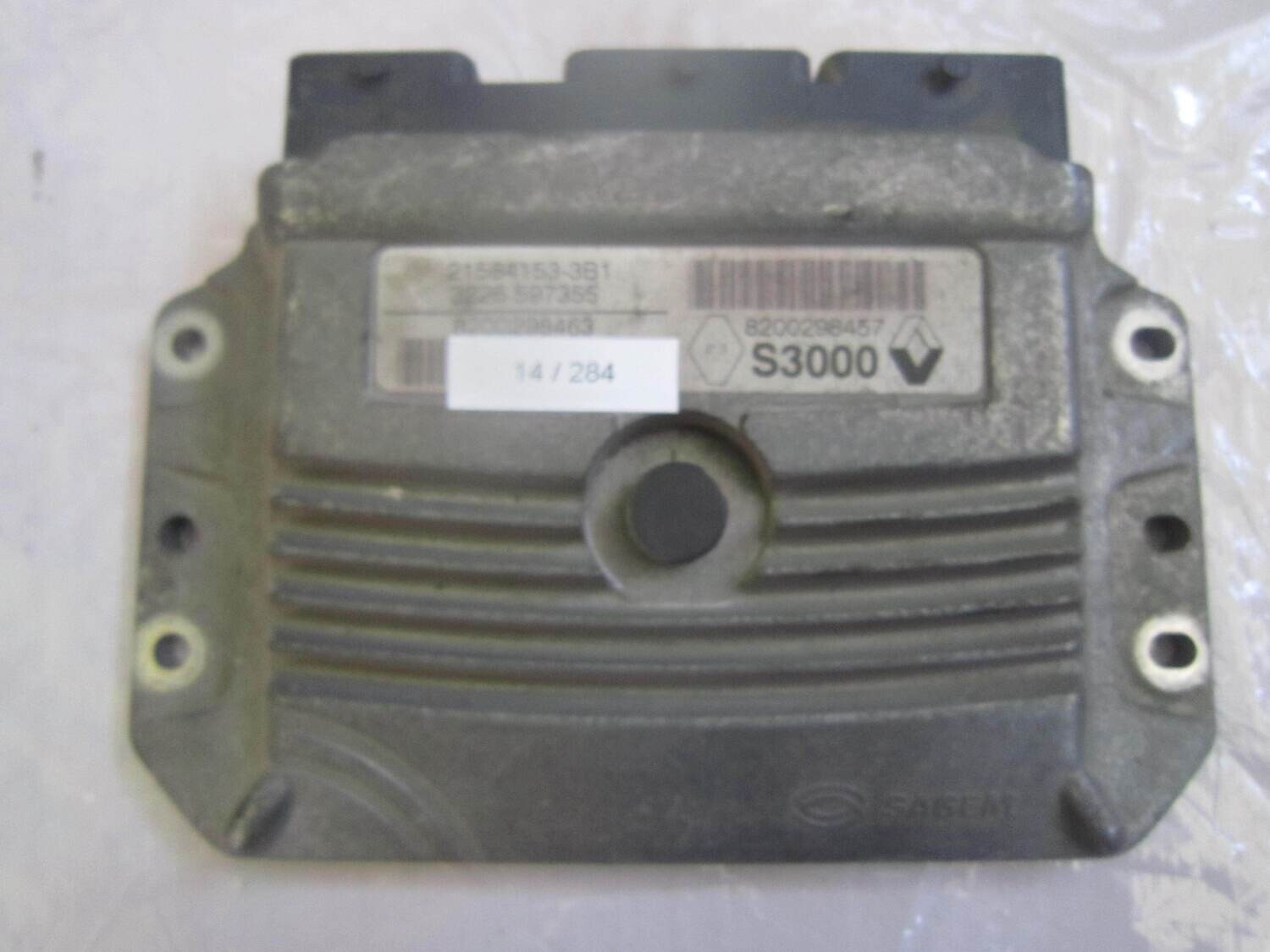 14-284 Centralina Motore Sagem 21584153-3B1 215841533B1 8200298463 8200298457 3119 530031 S3000 RENAULT Benzina MEGANE 1.6